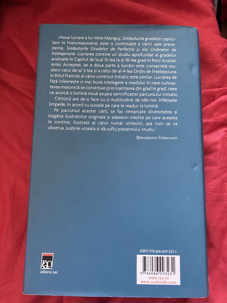 Simbolurile gradelor capitulare in francmasonerie - Irene Mainguy