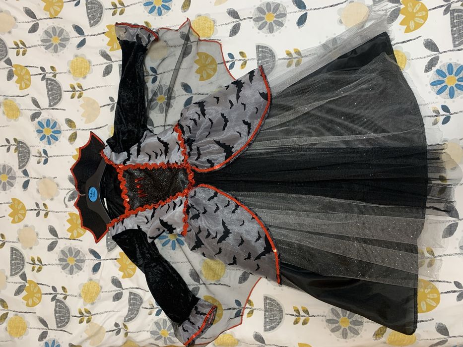 Rochie vampir Halloween marime 110/116