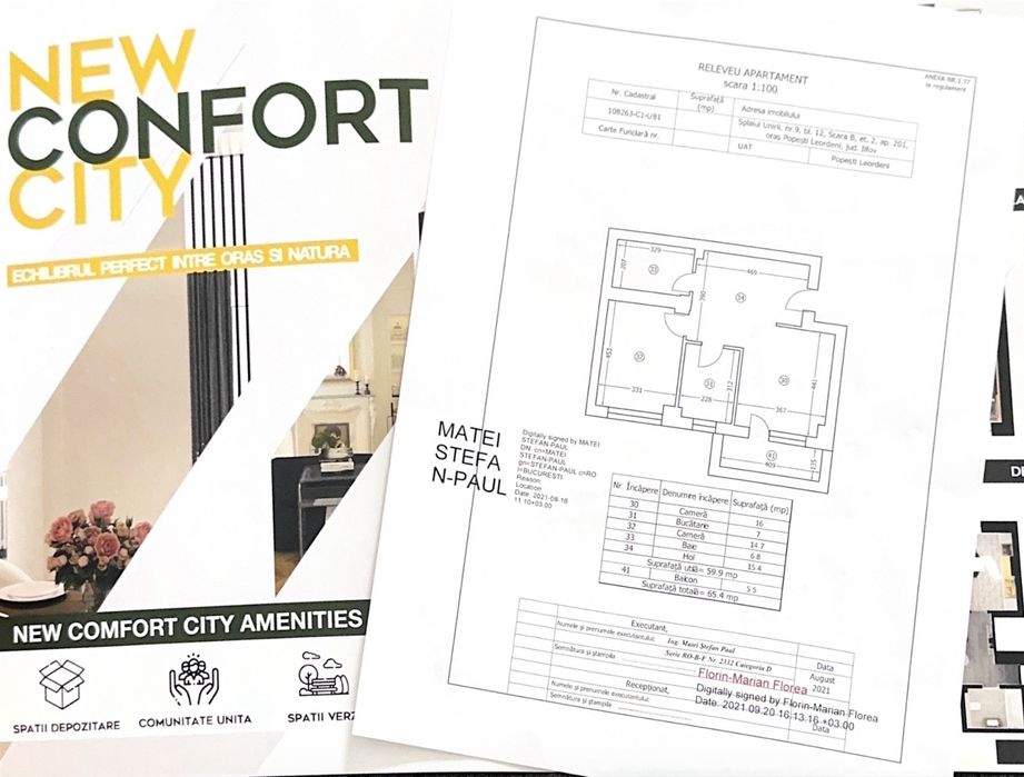 Apartament 2 Camere New Confort City Splaiul Unirii NR 9 65 MP