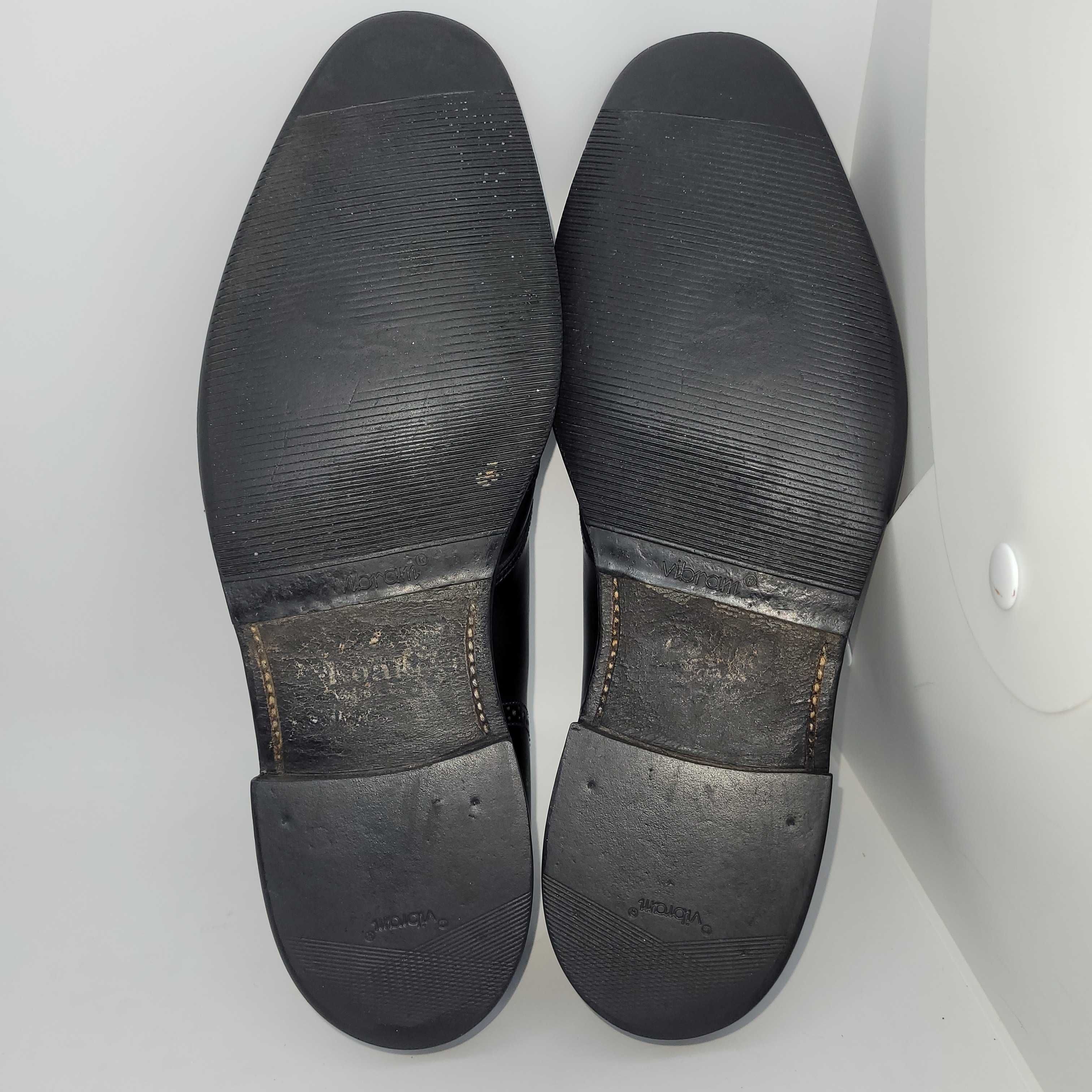 Loake Single Monkstrap, Leather, Black, EU 44 / UK 9,5