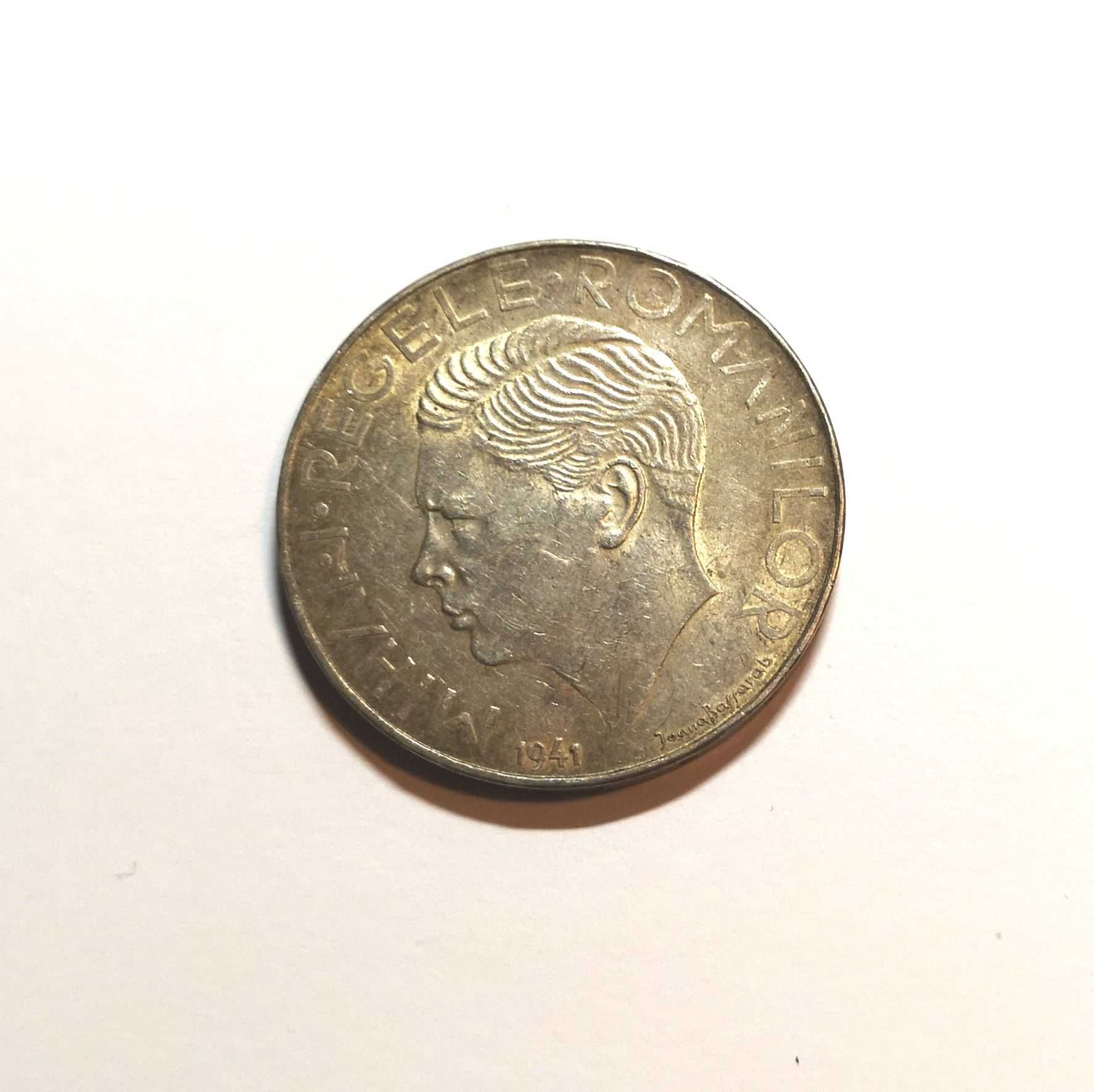 Vand moneda din argint - 500 lei - 1941