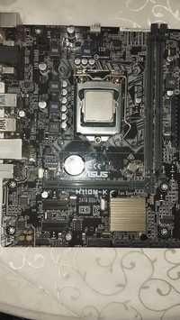 Материнская плата ASUS h110M-K и процессор i3-6100
