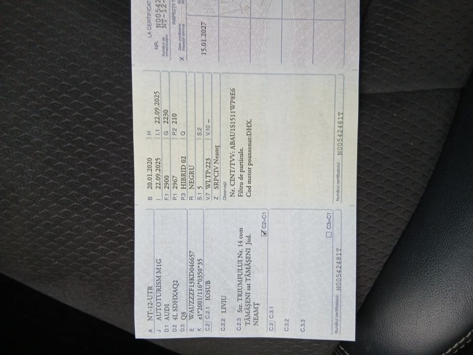 AUDI Q8 S-LINE 3.0 hibrid SCHIMB