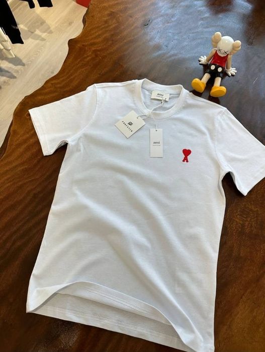 Tricou Ami Paris alb