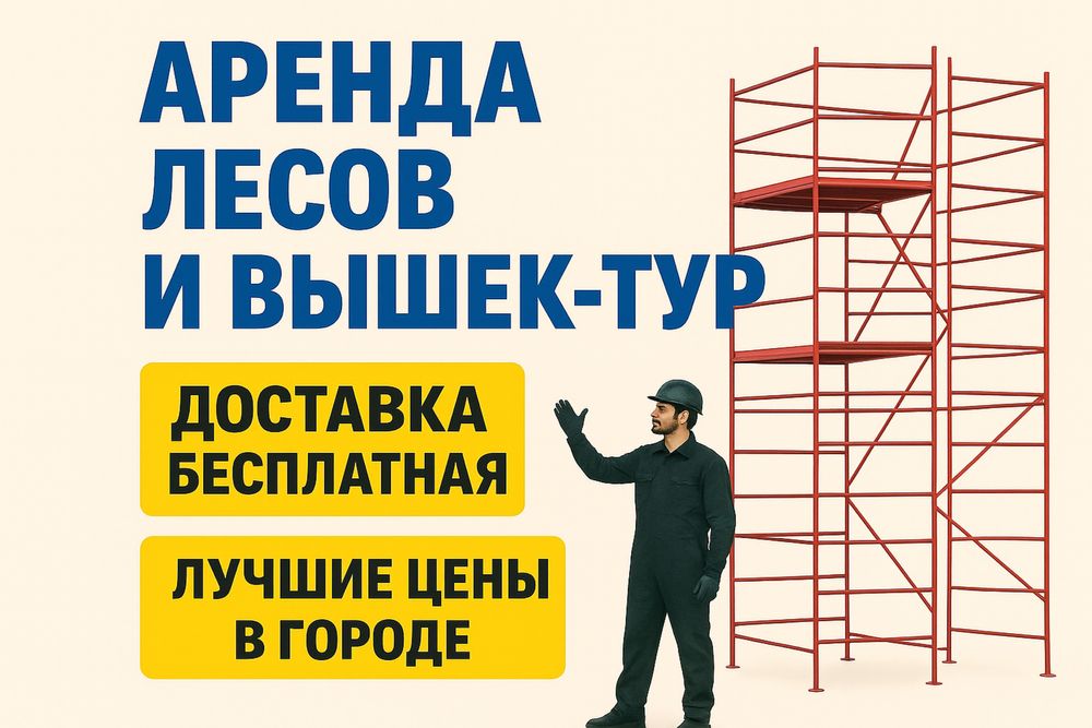 8 Аренда леса вышкатура строительные леса прокат тура акция скидка