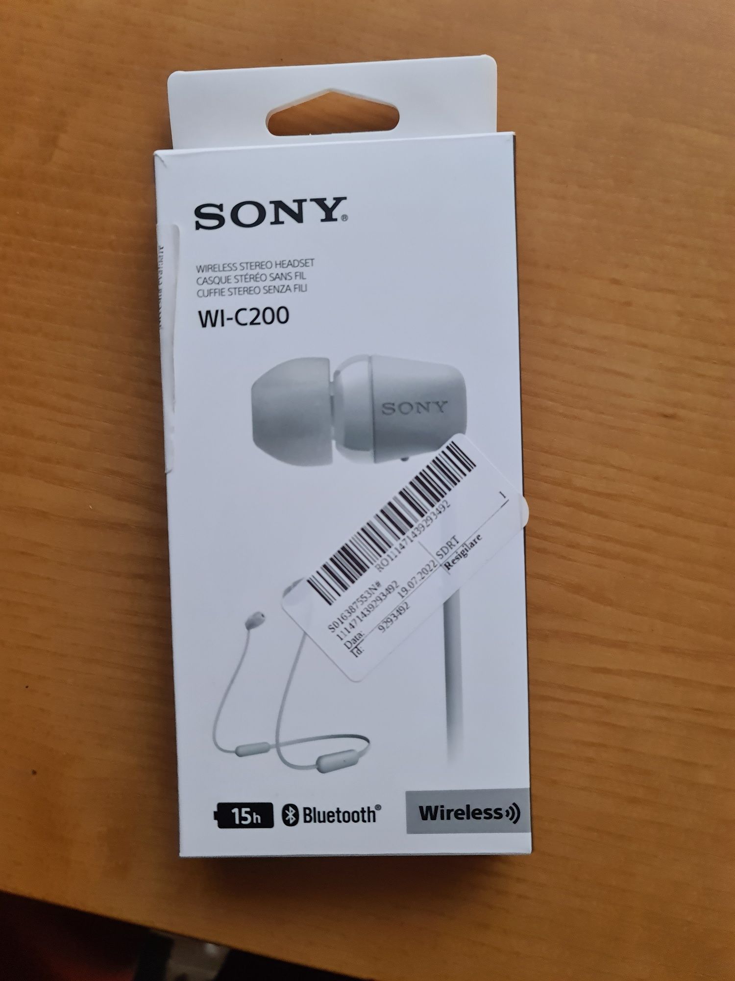 Căști wireless Sony