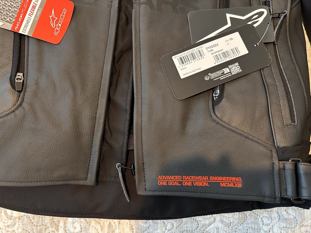 Мото яке Alpinestars кожено