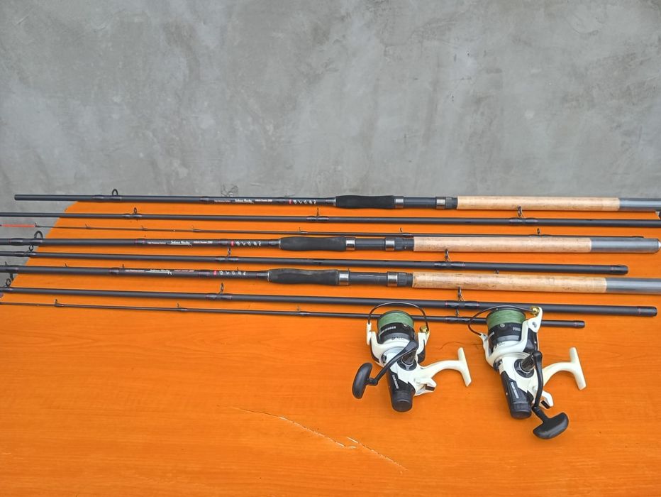 Lansete fl aqua feeder 3.90m 180gr 3 segmenți