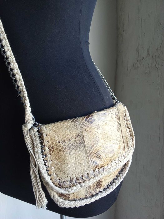 Мини дамска чанта питон  Ambre BABZOE цена 50 лева