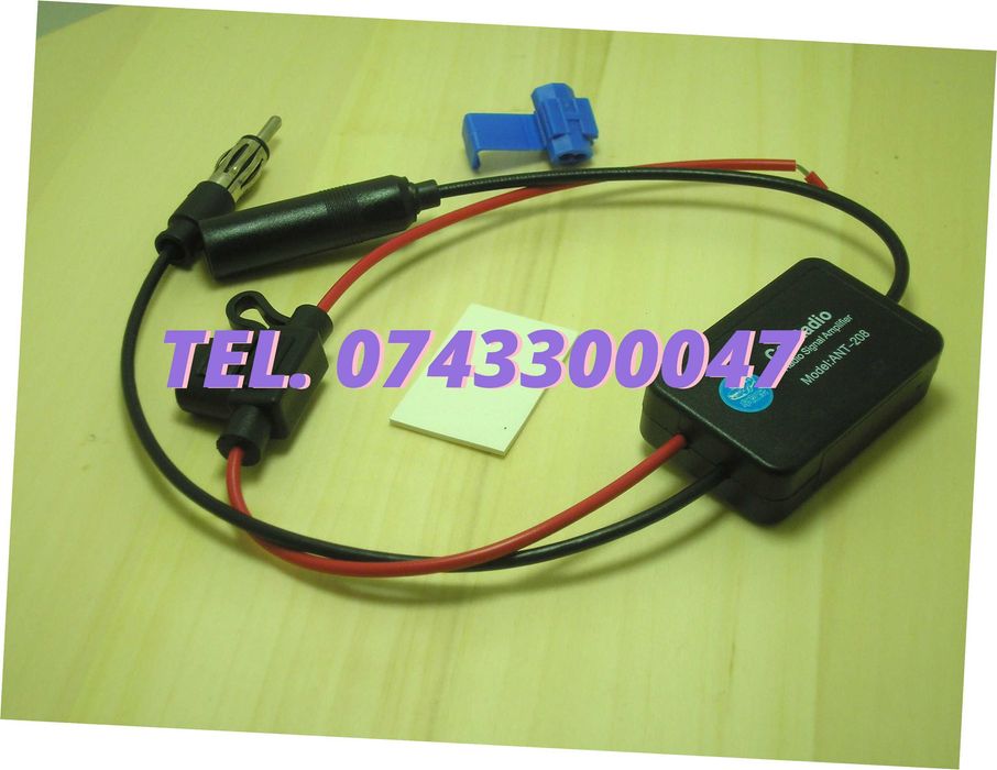 Amplificator Pentru Semnal Antena Radio Auto Camioane Etc Fm 12v