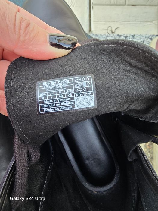 Ugg Australia Ashton Ghete dama Negru