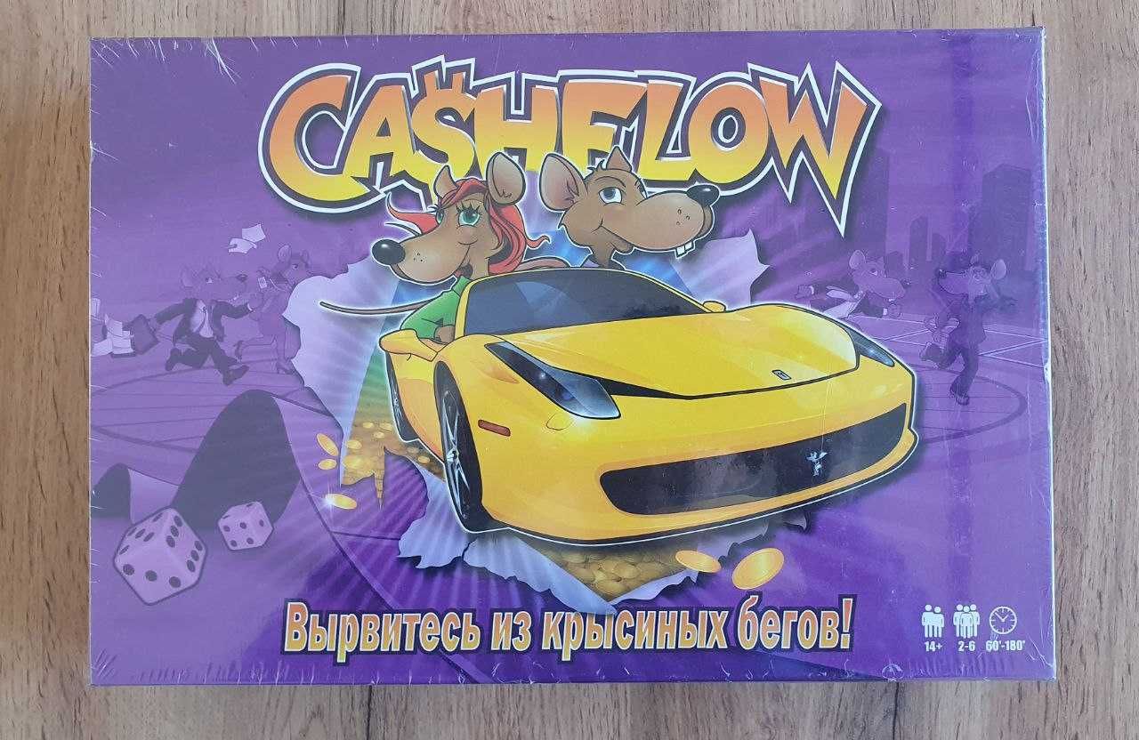 Популярная настольная игра CashFlow "Крысиные бега" (монополия)