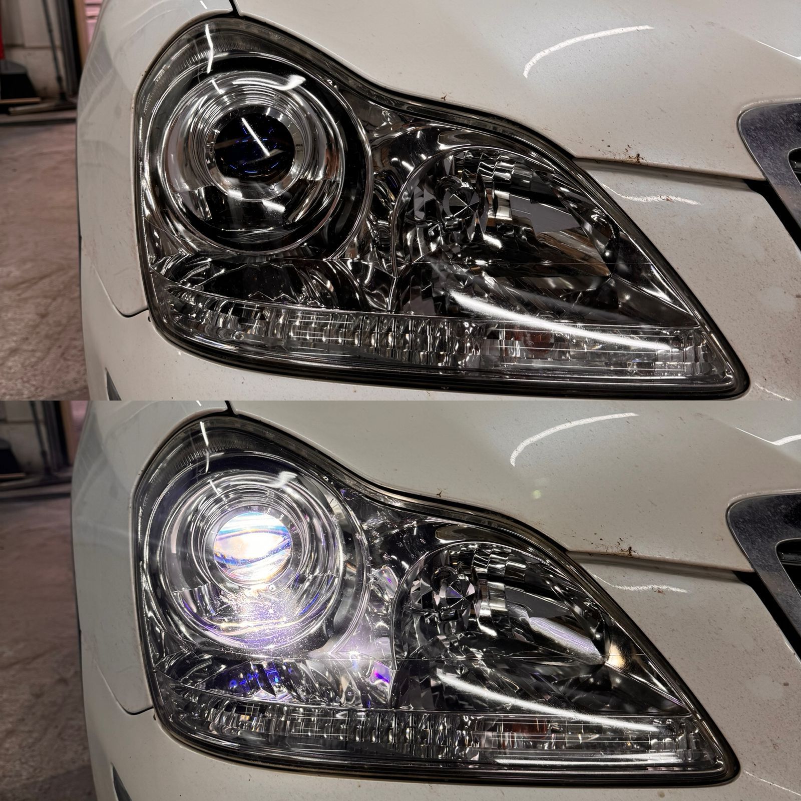 Полировка фар, чистка фар , химическая полировка фар, bi led установка
