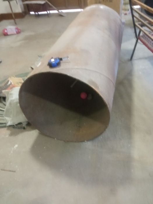 Turba 800 li  turba diametri 80 smlik qalinligi 10 mm 1.9 m uzunligi