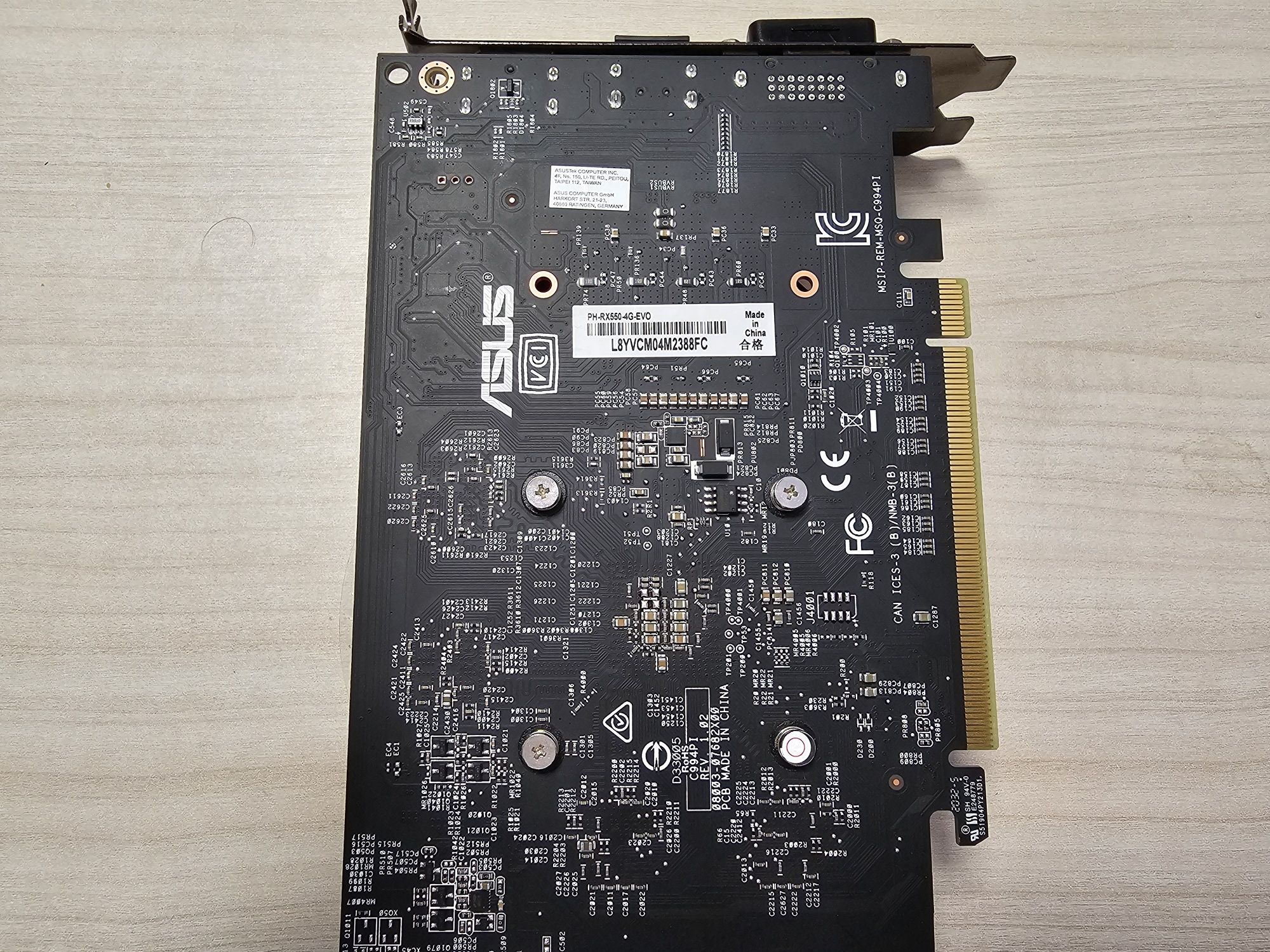 Placa video Asus Radeon RX 550, 4GB GDDR5, 128-bit