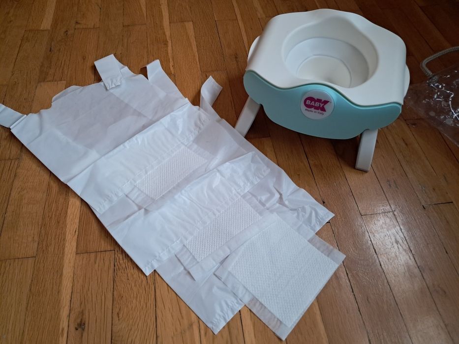 Преносимо сгъваемо детско гърне