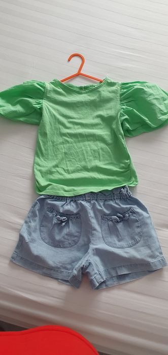 Pantaloni scurti si bluza zara