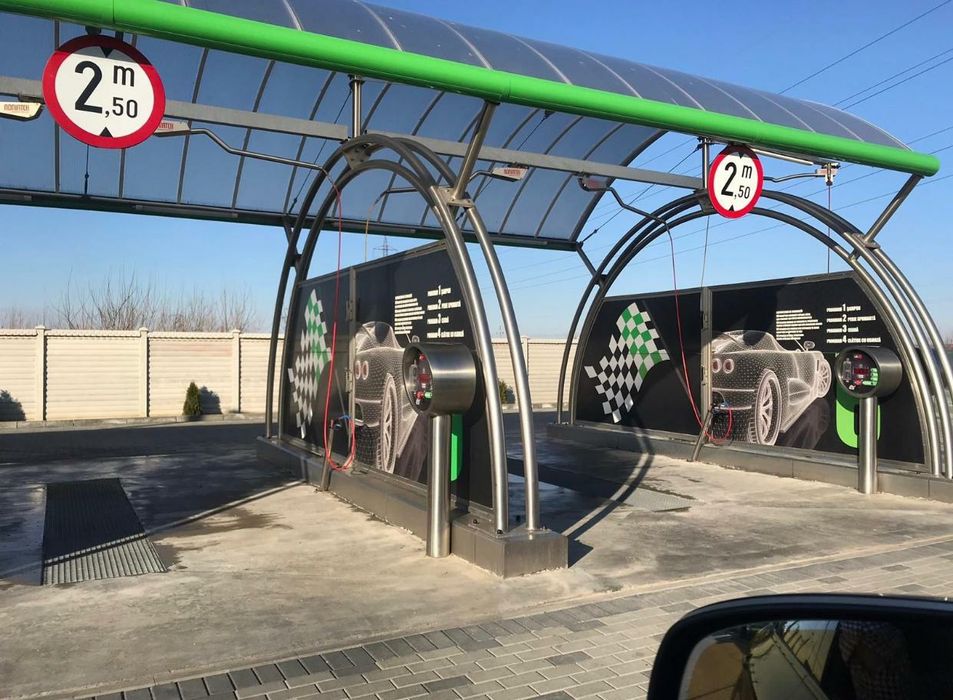 Vând hala metalica și spălătorie auto self service