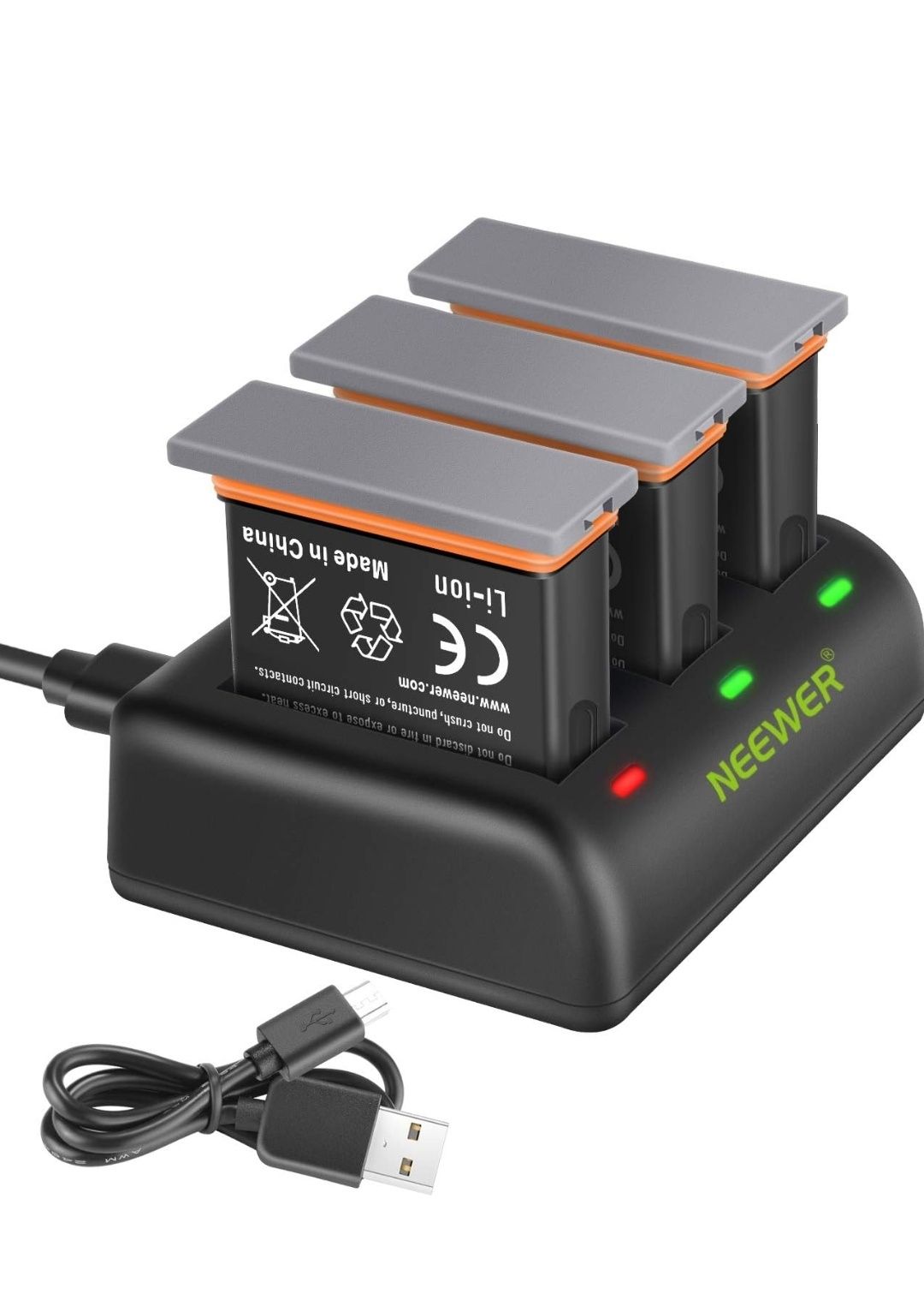 Тройно зарядно за батерии AB1 за DJI OSMO Action Camera