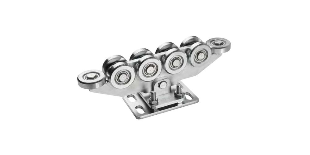 Kit autoportant K80/10R sina de 80x80x5mm,carucioare reglabile 10 role