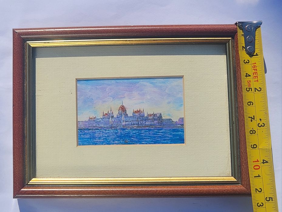 Tablou decorativ „Dunarea-Budapest -Parlament ” – print artistic