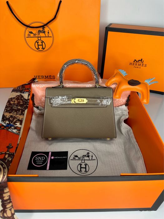 Geanta de lux HERMES Kelly mini 19  cm piele naturala 100% cadou c:39