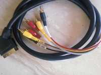 Продавам нов скарт-кабел,качествен,не използван подходящ за T.V и P.C