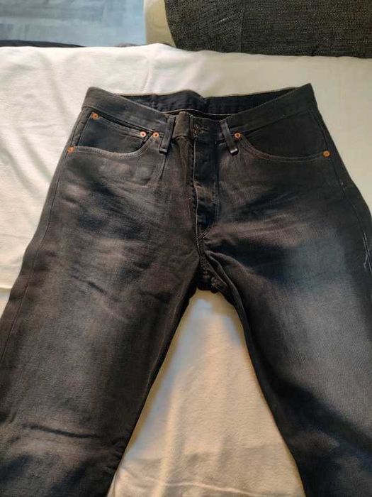 Levi's 501 waxed jeans W34 L34