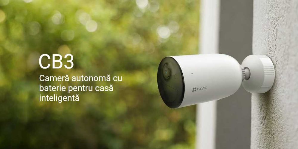 Camera IP Wireless EZVIZ CB3 acumulator 120 zile, lumina noua sigilata