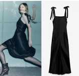 Rochie satinata/catifea Zara limited edition