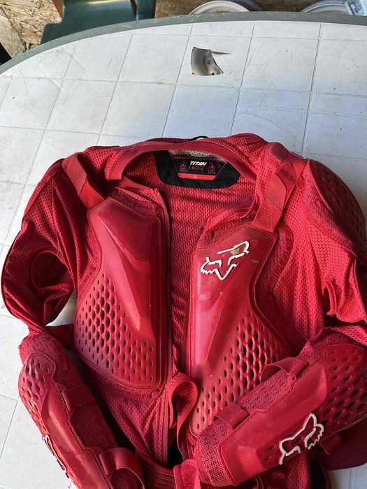 Мотокрос ризница FOX TITAN SPORT RED