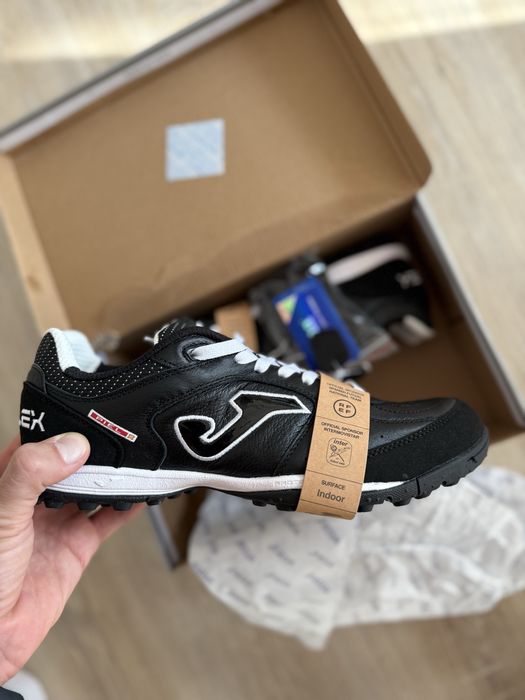 Сороконожки Joma top flex 21 21 black turf, новые