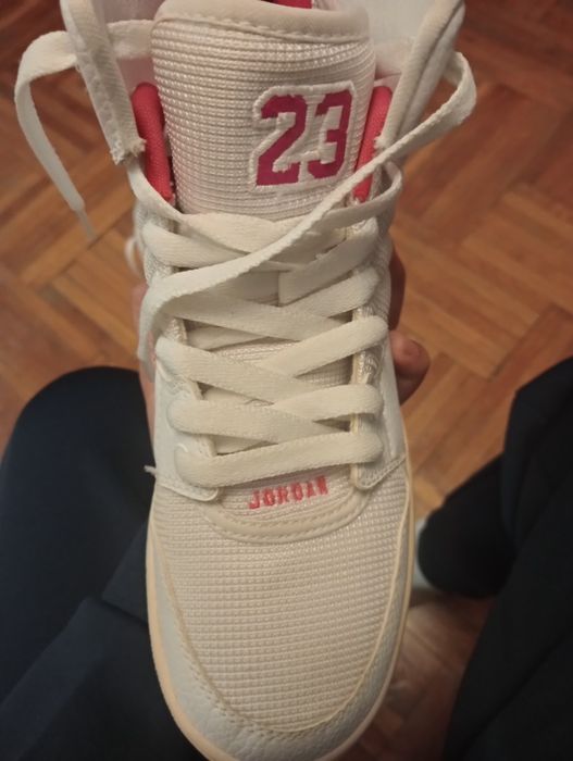 Jordan 1 Flight 4 Pink White Dama