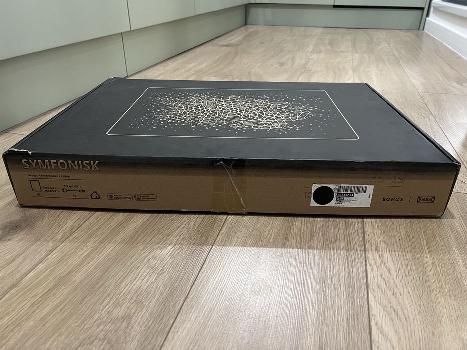 Ramă tablou cu boxă WiFi Sonos IKEA SYMFONISK, negru