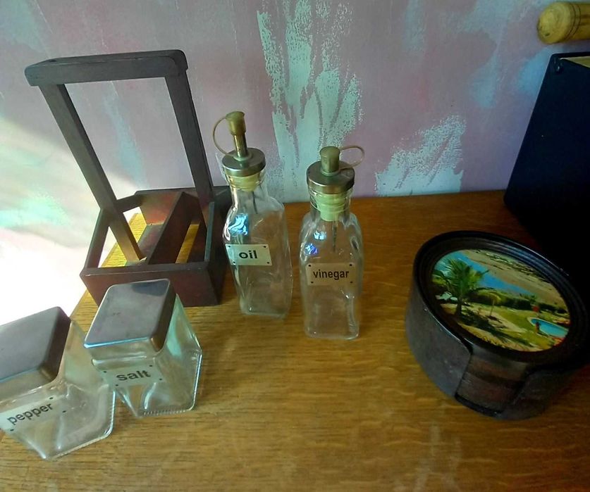 Сол Пипер Съд ядки Оливерник, Съдове мед Подложки Пепелник Малта