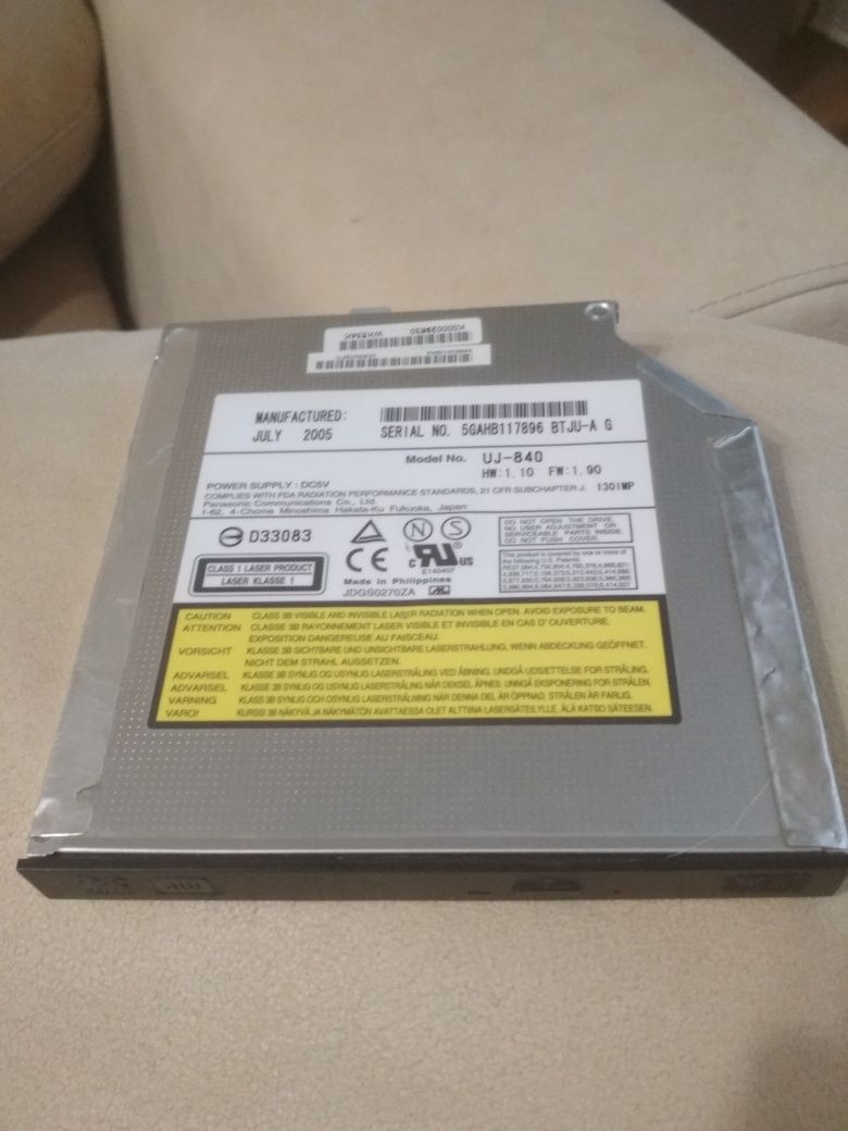 Оптично DVD Slim устройство Panasonic UJDA730 IDE/ATAPI Slim DVD/CD-RW