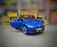 ПРОМОЦИЯ!НОВО!Акумулаторна кола BMW i4 с 12V,кожена седалка,EVA ГУМИ