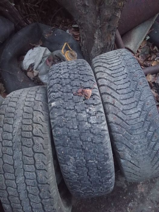 Зимние колеса R13 ВАЗ 175/70 ЦЕНЫ РАЗНЫЕ АВТОРАЗБОР