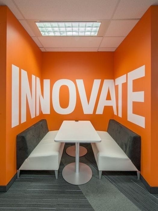 Роспись стен в офисах, логотипы, цитаты