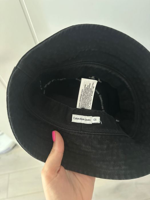Pălărie de panama, Calvin Klein, unisex, negru