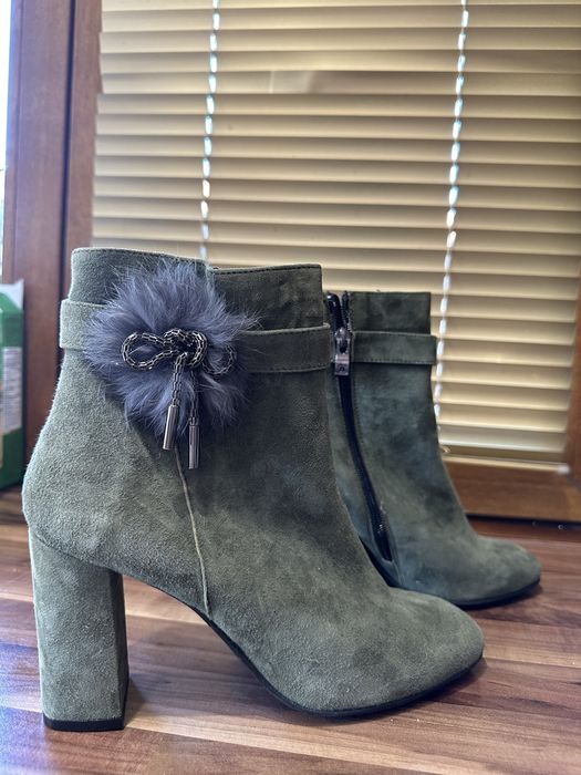 Зелени боти с декорация ТОП ЦЕНА