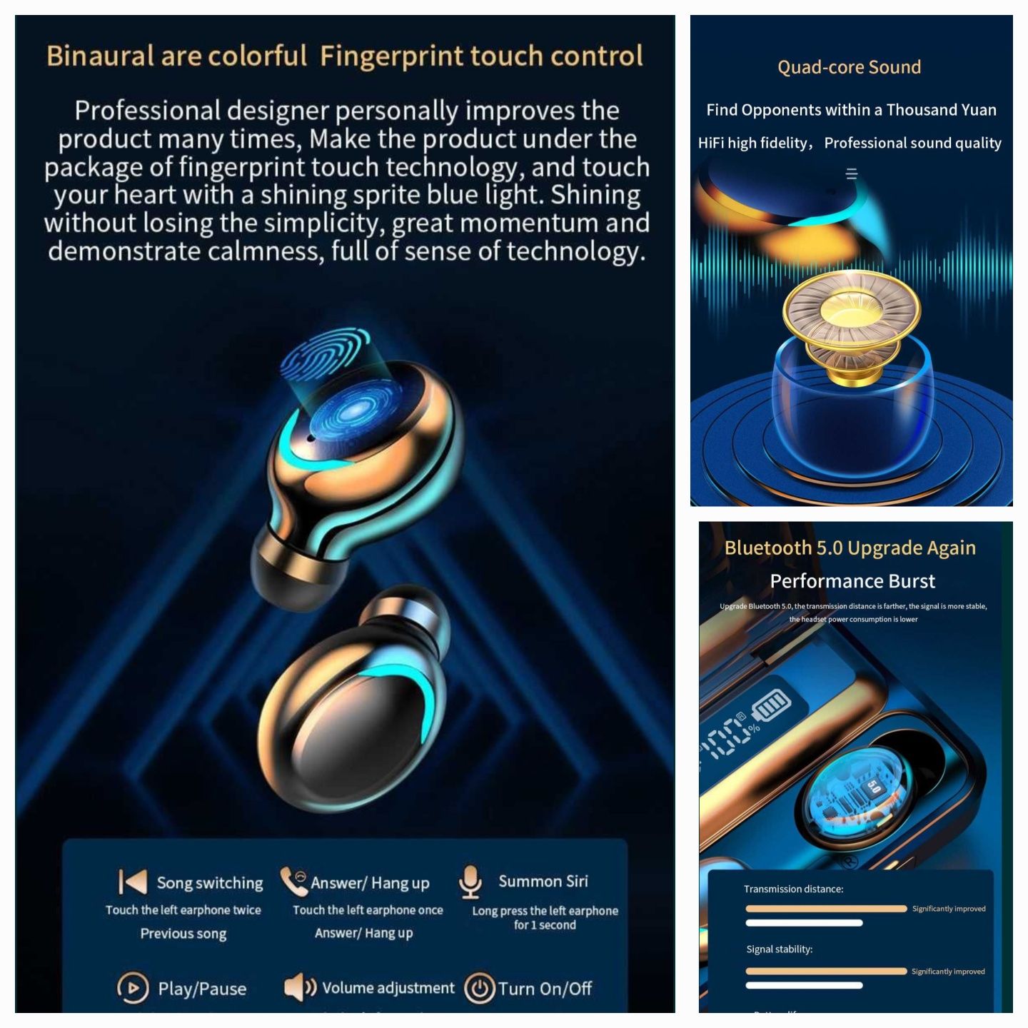 Продавам 2 модела bluettooth слушалки
