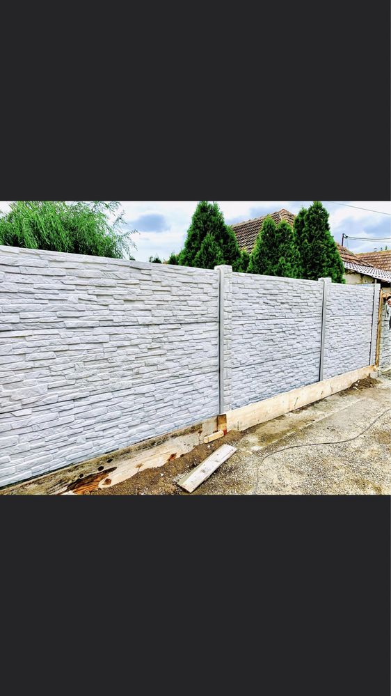 Garduri de beton/pavaje / coame gard