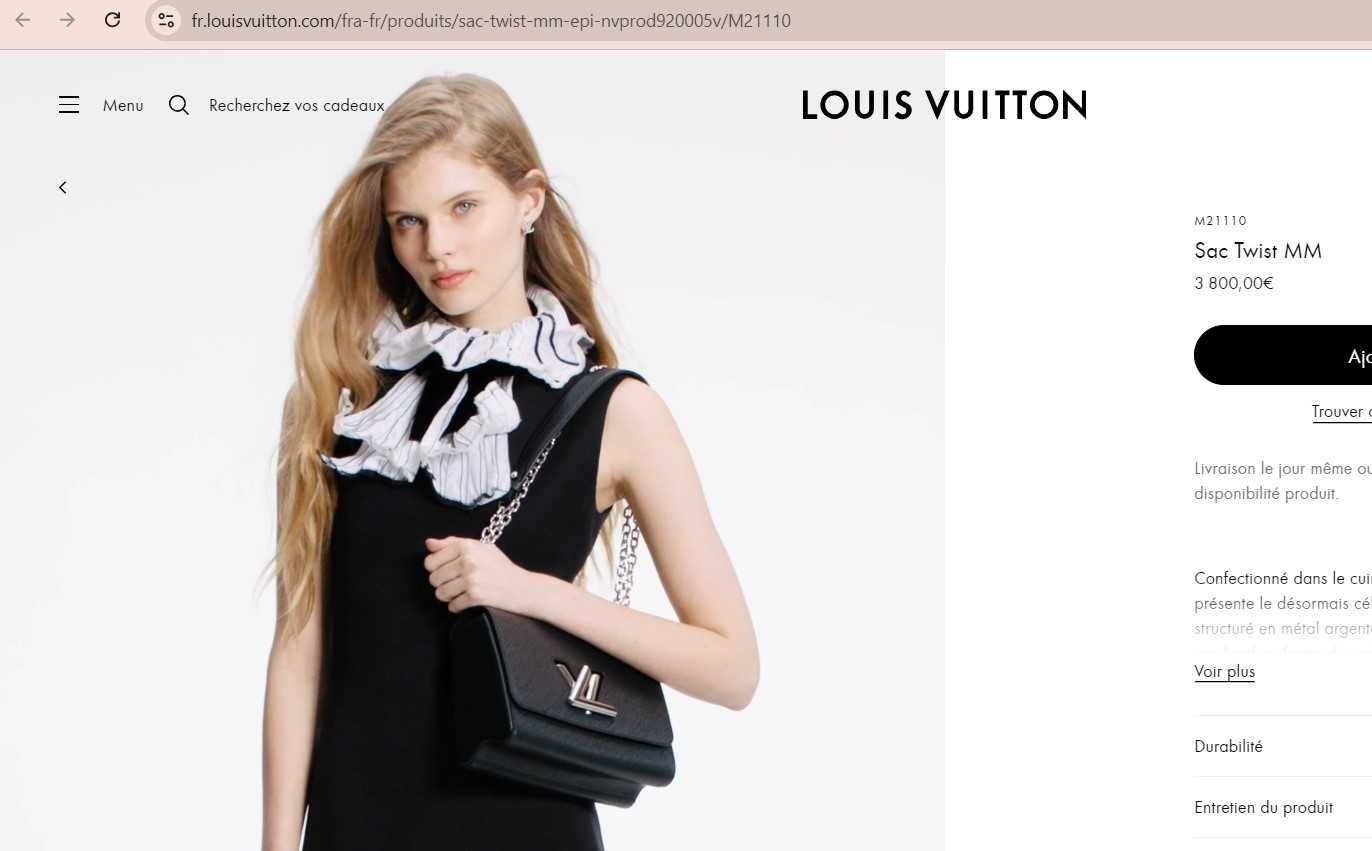 Чанта Louis Vuitton Sac Twist MM
