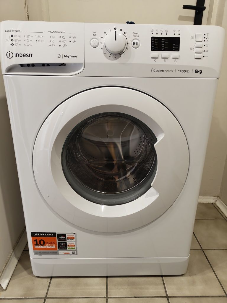 Пералня INDESIT MTWA 81495 W EU 8.0 kg, 1400