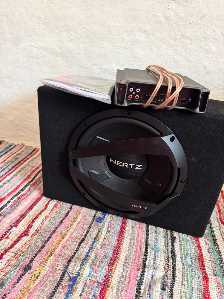 Pachet Subwoofer auto Hertz DBX 30.3 + Amplificator Hertz HCP 2