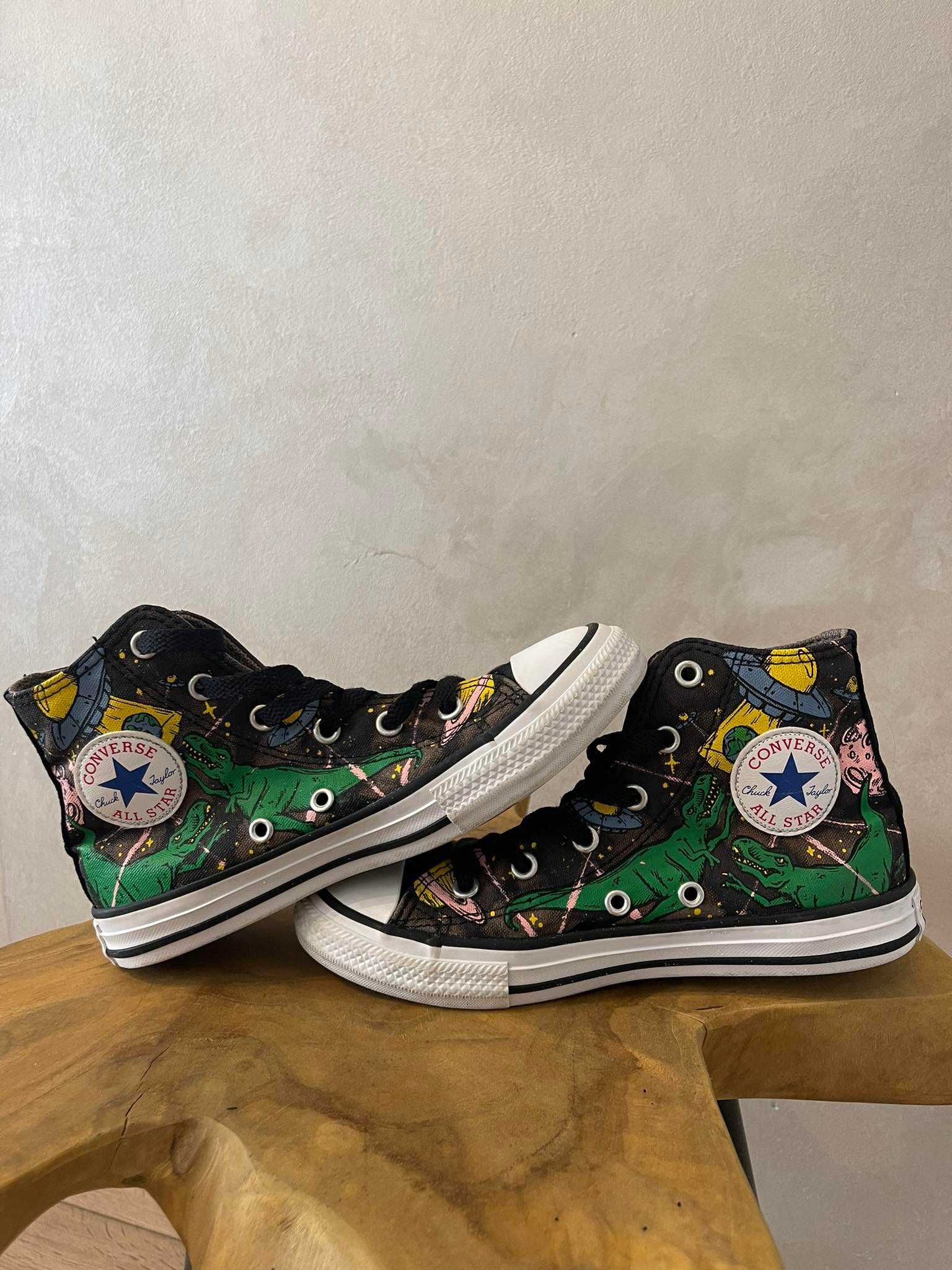 Converse Chuck Taylor All Star Hi Dinoverse Dinosaur Детски обувки