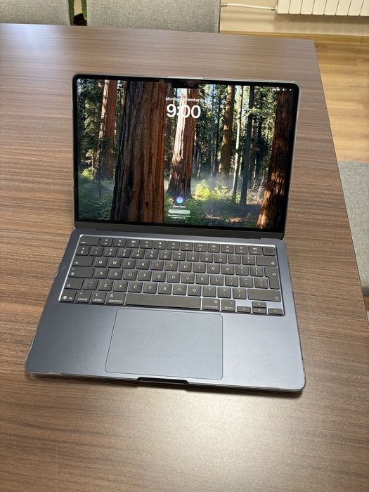 Лаптоп Apple - MacBook Air 13, 13.6'', M4 10C/8, 16GB/256GB, Midnight