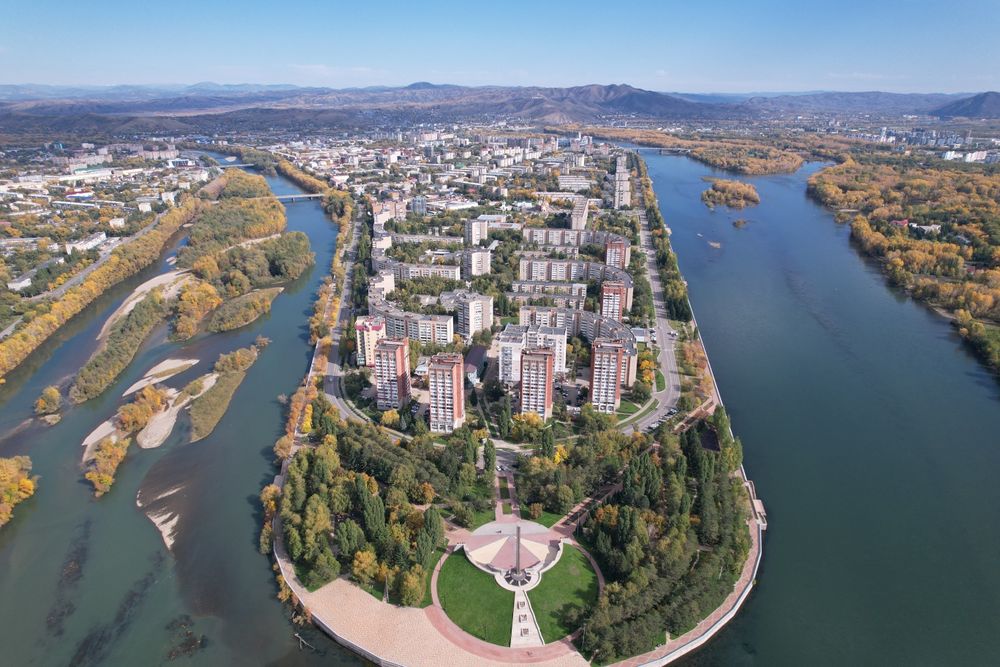 Сьемка на дроне Оскемен