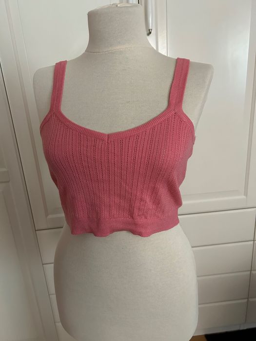 Compleu set cardigan si maieu camisola pointelle tricotat Threadbare